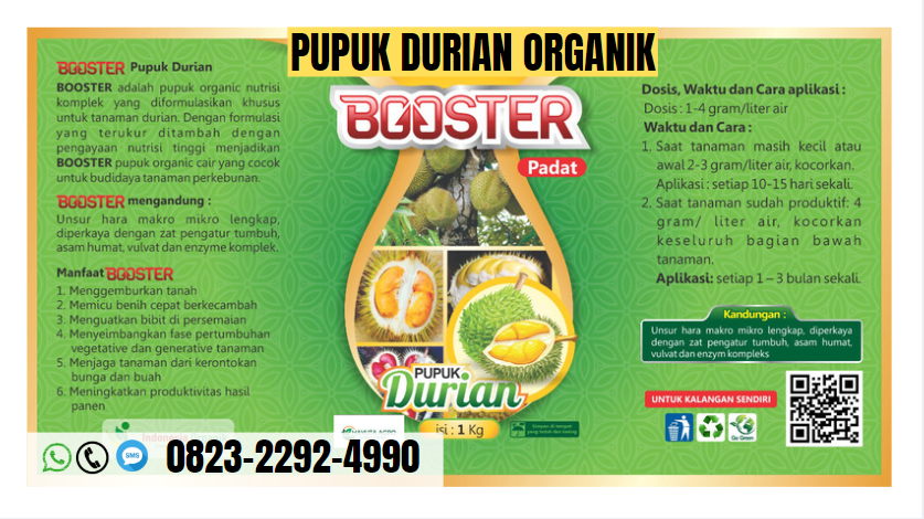 ✅MURAH_WA/TLP: o823*2292*499o. GROSIR pupuk durian montong Pangandaran, AGEN pupuk durian alami Purwakarta, MURAH pupuk durian biar manis Subang