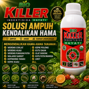 Insektisida Hayati BIO KILLER , obat hama untuk kutu putih, hama wereng dll