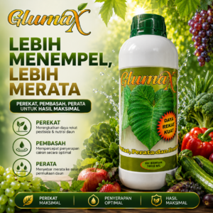 Glumax 1 Liter Perekat Penembus Perata Insektisida Pupuk