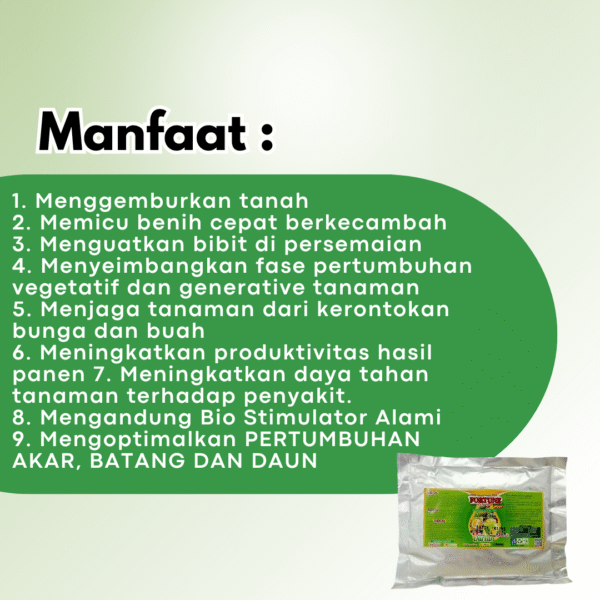 Pupuk Durian Cepat Berbuah, Pupuk FORTUNE Booster Bibit Buah Durian Musang King - Gambar 2