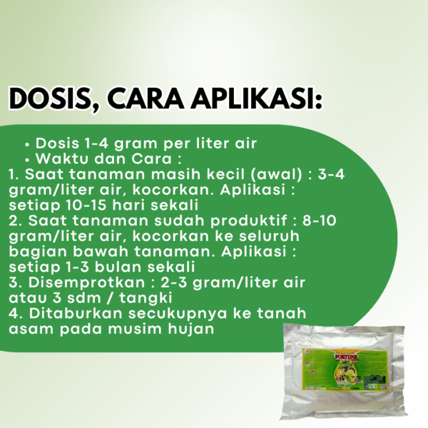 Pupuk Durian Cepat Berbuah, Pupuk FORTUNE Booster Bibit Buah Durian Musang King - Gambar 3