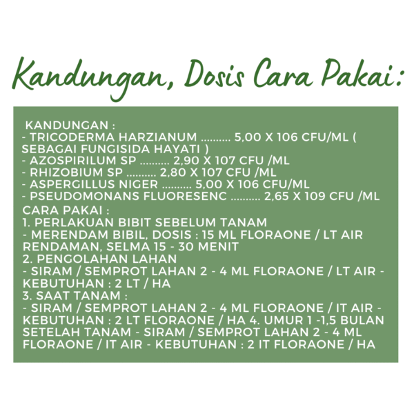 Floraone Pupuk Hayati, Pupuk PGPR Rhizobium, Pupuk Cair Trichoderma - Gambar 3