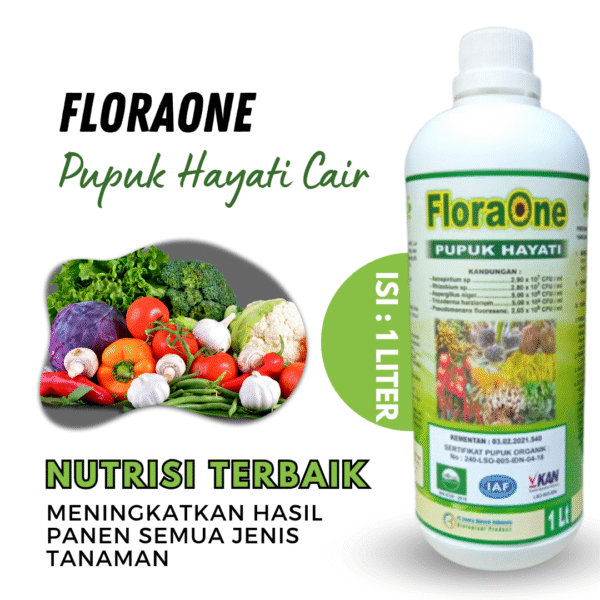 Floraone Pupuk Hayati, Pupuk PGPR Rhizobium, Pupuk Cair Trichoderma
