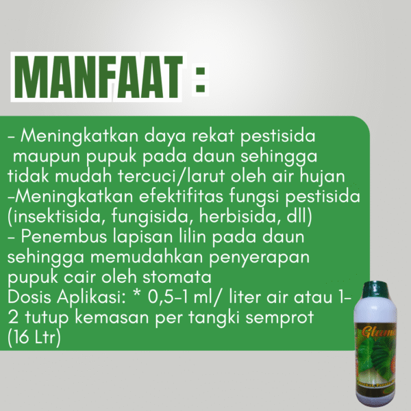 Glumax 1 Liter Perekat Penembus Perata Insektisida Pupuk - Gambar 2