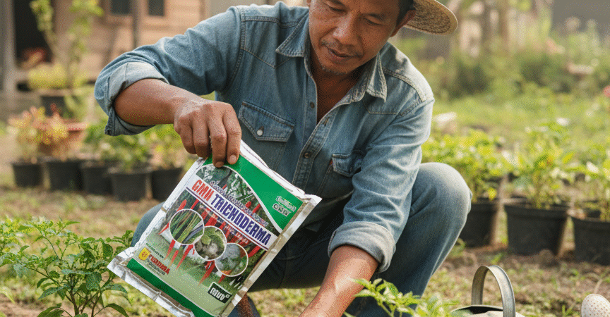 ORGANIK.085-600-621-900, Jual trichoderma untuk pepaya Bogor, Harga trichoderma untuk layu fusarium, agen tichoderma untuk cabe