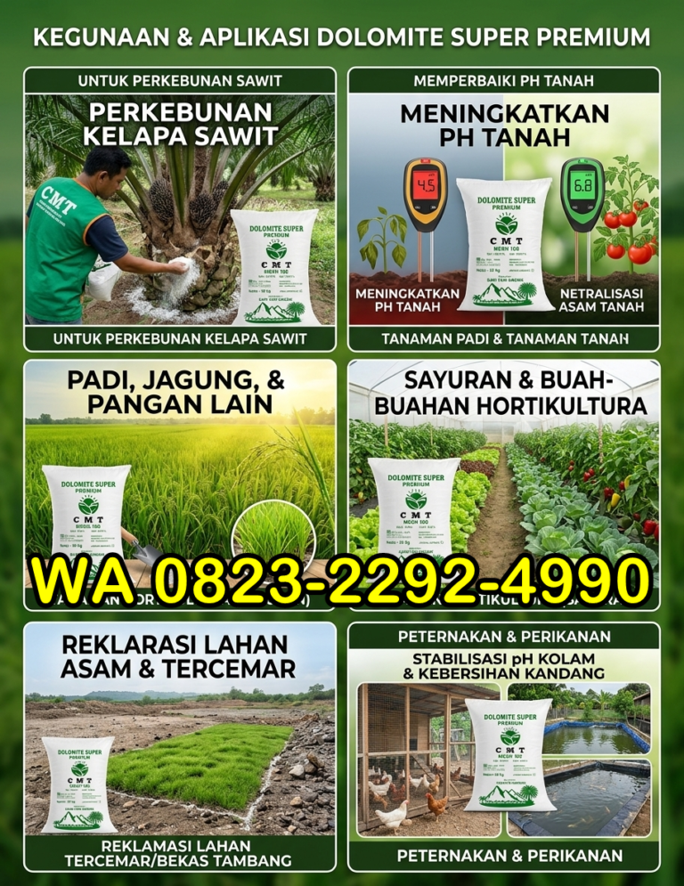 ASLI!!! TELP! 0823-2292-4990, AGEN Pupuk dolomit untuk timun Sukamara, DISTRIBUTOR Pupuk dolomit untuk kubis Kotawaringin Timur