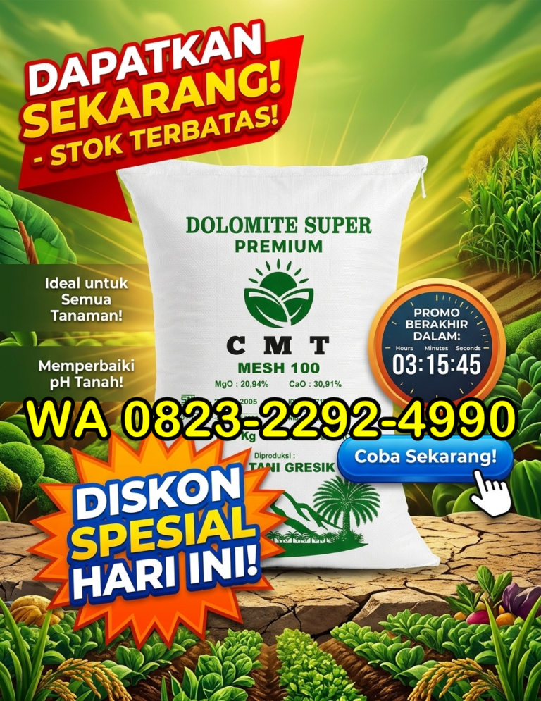 SEDANG DISKON!!! TELP! 0823-2292-4990, DISTRIBUTOR Pupuk dolomit sebelum tanam Merangin, PRODUSEN Pupuk dolomit setelah panen Bungo