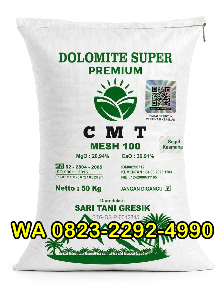 ASLI!!! TELP! 0823-2292-4990, JUAL Dolomit untuk tanaman buah agar produktif Kota Sungai Penuh, AGEN Dolomit untuk tanaman sayuran Tanjung Jabung Barat