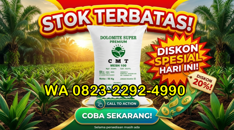 AMPUH!!! TELP! 0823-2292-4990, SUPPLIER Pupuk dolomit untuk meningkatkan hasil panen Sarolangun, PENYEDIA Dolomit untuk meningkatkan kesuburan tanah Kerinci
