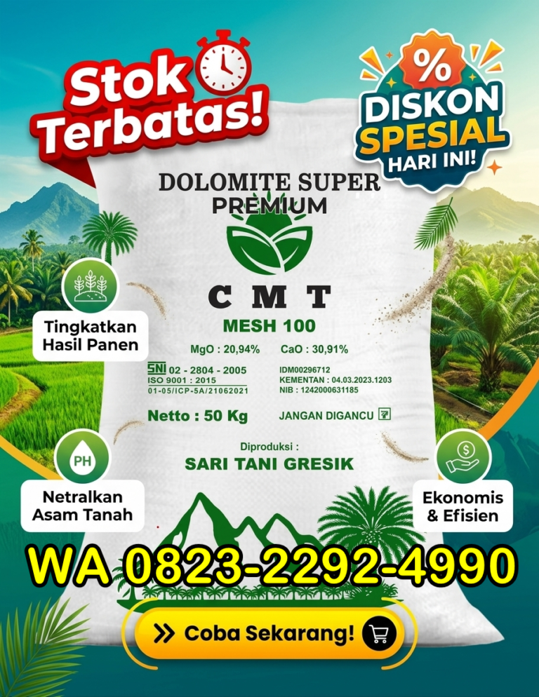 TERPERCAYA!!! TELP! 0823-2292-4990, SUPPLIER Pupuk dolomit untuk durian Batanghari, PENYEDIA Pupuk dolomit untuk mangga Kota Sungai Penuh