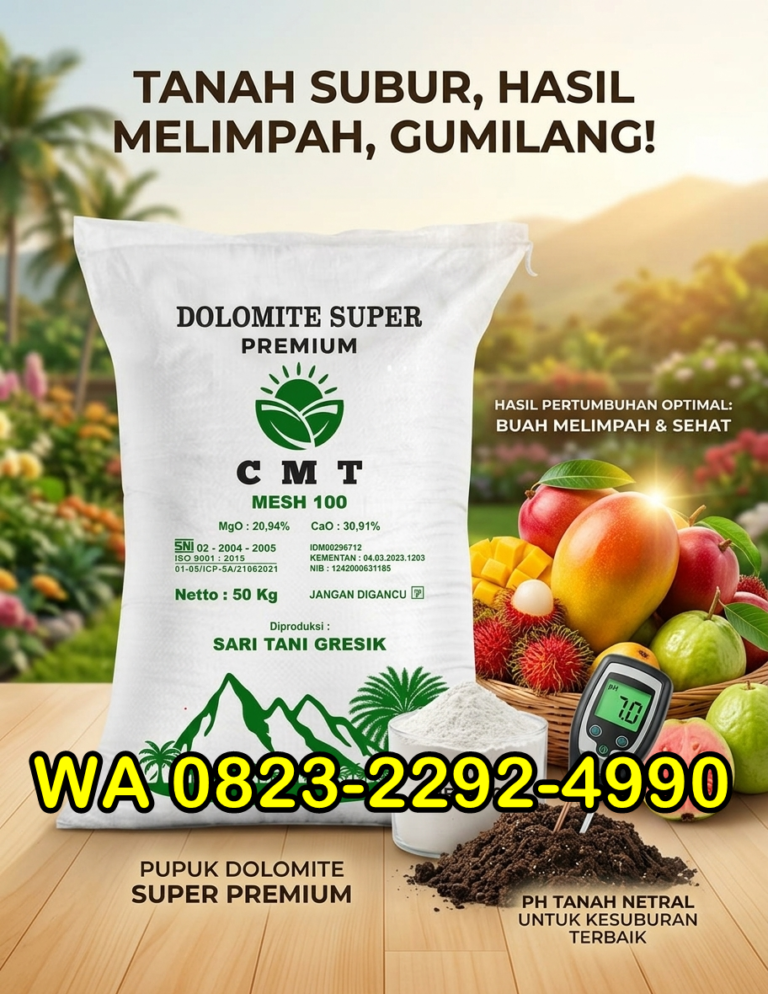 ALAMI!!! TELP! 0823-2292-4990, SUPPLIER pupuk dolomit untuk tanah sawah Barito Utara, PENYEDIA pupuk dolomit untuk lahan kering Murung Raya