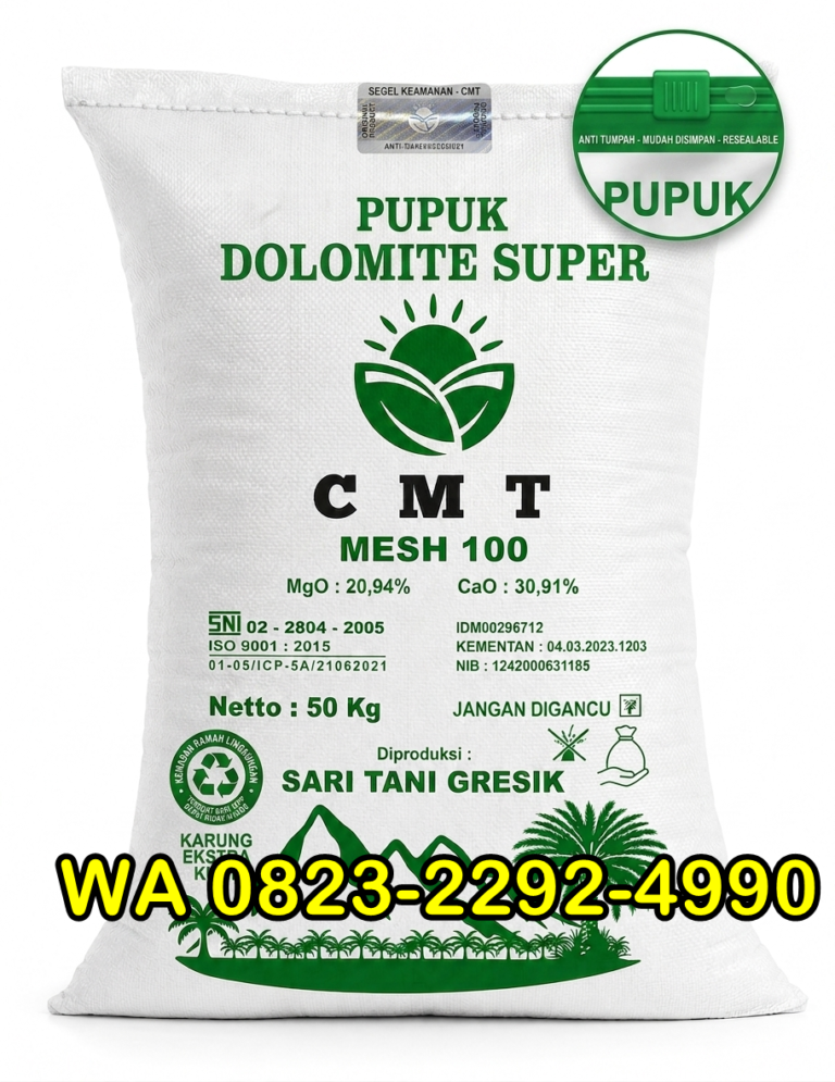 ALAMI!!! TELP! 0823-2292-4990, TOKO Pupuk dolomit organik terbaik Tebo, SUPPLIER Pupuk dolomit untuk meningkatkan hasil panen Sarolangun
