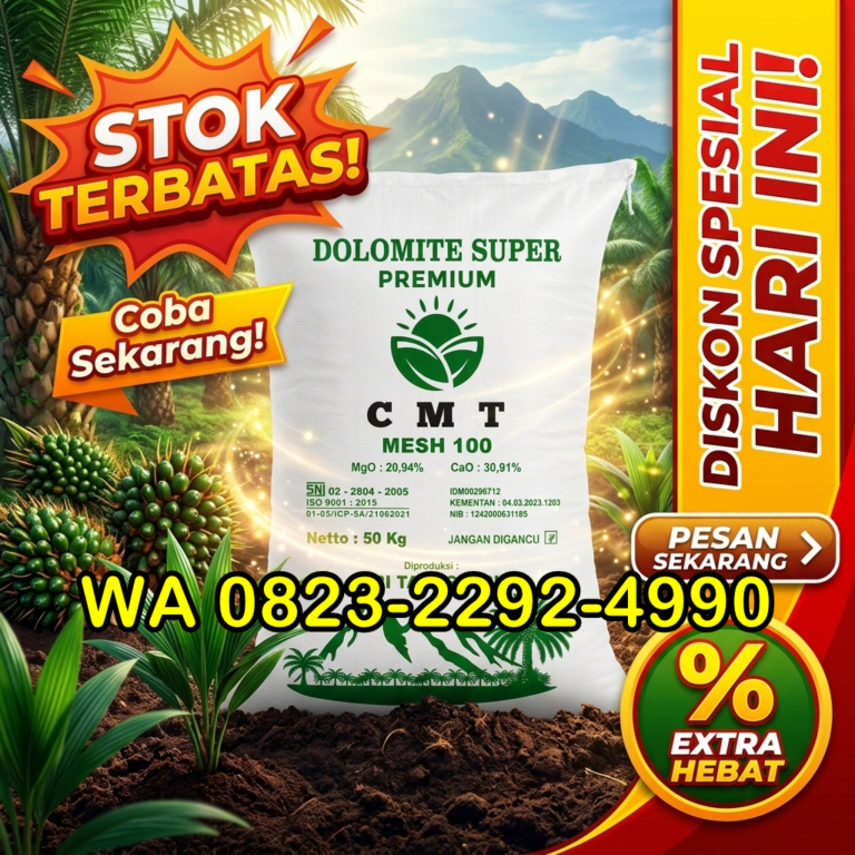 ORGANIK!!! TELP! 0823-2292-4990, TOKO Pupuk dolomit untuk tanaman cabai Seruyan, SUPPLIER Pupuk dolomit untuk tanaman tomat Barito Utara