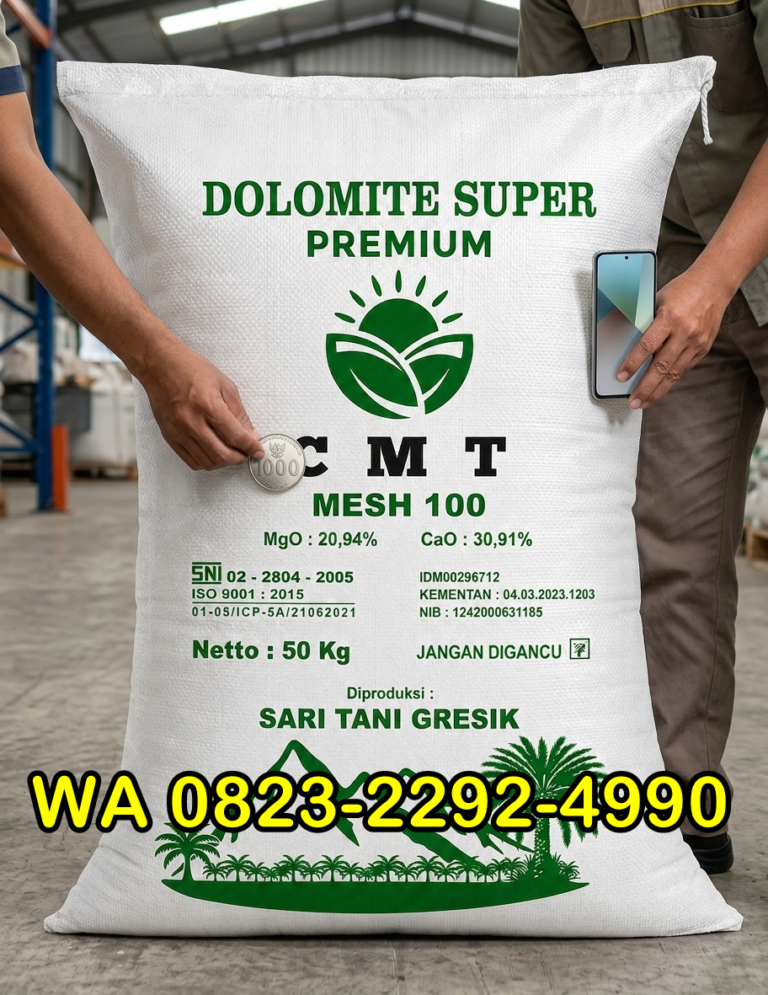 ORGANIK!!! TELP! 0823-2292-4990, TOKO pupuk dolomit terbaik untuk tanah asam Seruyan, SUPPLIER pupuk dolomit untuk tanah sawah Barito Utara