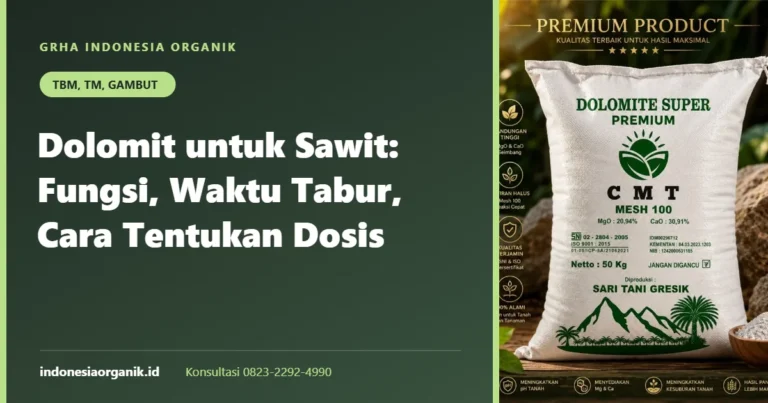 Dolomit untuk Sawit: Fungsi, Waktu Tabur, dan Cara Menentukan Dosis